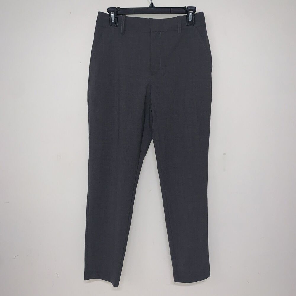 OUTERKNOWN Parker Gray Virgin Wool Blend Ankle Pant Stretch Womens 2 Casual Work